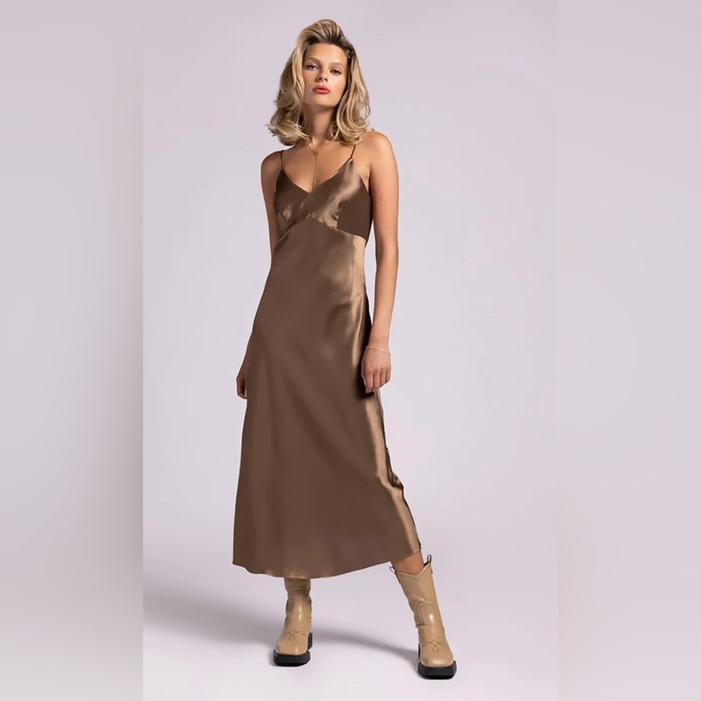 WEEKEND LOS ANGELES - ROYCE DRESS IN BRONZE!